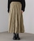 ワッシャーマットサテンスカート