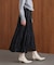 ワッシャーマットサテンスカート