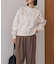 フラワーカットワークプルオーバー
