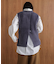 ダブルフェイスフェザースリットベスト