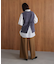 ダブルフェイスフェザースリットベスト