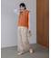 ダブルフェイスフェザースリットベスト