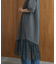 裾レースワンピース