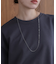 ダブルチェンデザインネックレス