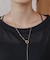 ダブルチェンデザインネックレス