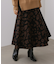 柄ニットスカート