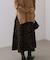 柄ニットスカート