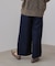 ソフトツイルワイドパンツ