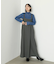 ラップアクセントボタンワンピース