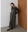ラップアクセントボタンワンピース