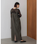 ラップアクセントボタンワンピース