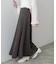 スウェードロングスカート