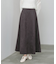 スウェードロングスカート