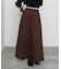 スウェードロングスカート