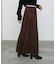 スウェードロングスカート