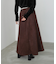 スウェードロングスカート