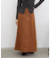 スウェードロングスカート