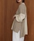 【WEB限定】もち軽配色ニットチュニック