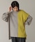 【WEB限定】もち軽配色ニットチュニック