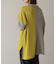 【WEB限定】もち軽配色ニットチュニック