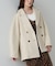 【Bab】スリーブデザインハーフ丈コート