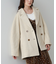 【Bab】スリーブデザインハーフ丈コート