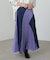 バイカラープリーツスカート