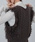 【Bab】フリンジバルキーニットベスト