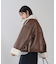 レザーボアブルゾン［11/7発送予定］