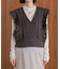 【WEB限定】フリンジニットベスト