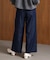 デニムライクワイドパンツ