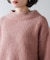 フィルムラメハイネックニットプルオーバー［11/19発送予定］