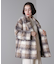 ブークレチェックコート
