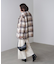 ブークレチェックコート
