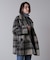 ブークレチェックコート