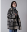 ブークレチェックコート