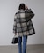 ブークレチェックコート