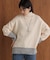 ＭＩＸ配色ストレッチニットプルオーバー