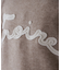 チュール刺繍ロゴニット