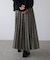幾何柄ニットスカート