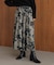 花柄フレアパンツ