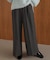 2タックストレートパンツ