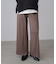 起毛プリーツパンツ