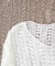 【Bab】フラワーレース透かし編みトップス