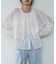 【Bab】シアーレイヤードデザインシャツ