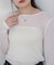 【Bab】バックドレープデザイントップス