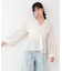 【Bab】フロントねじりシャギーブラウス