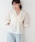 【Bab】フロントねじりシャギーブラウス
