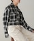 チェック柄ショートシャツ