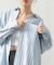 【Bab】シアーストライプシャツ